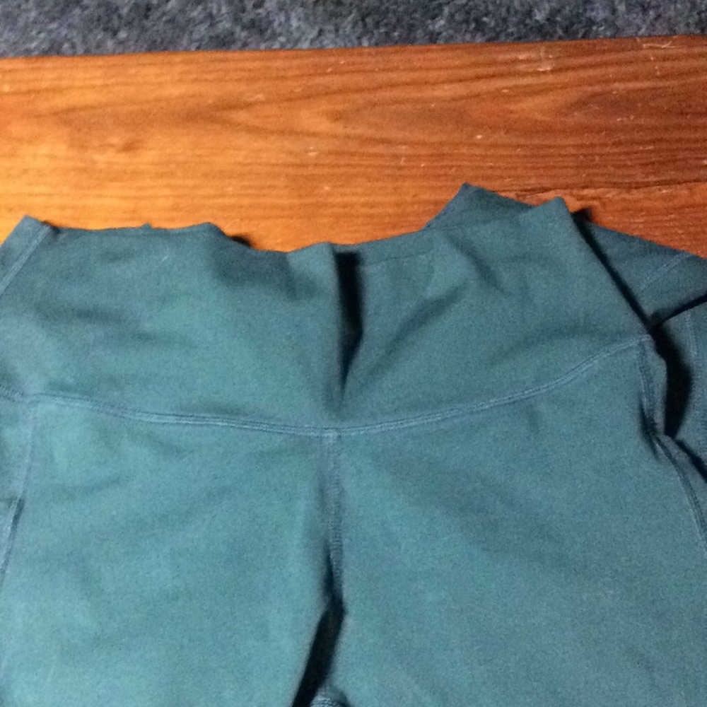 Spandex Green Riding Pants W Pockets Women’s L - Picture 6 of 6